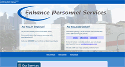 Desktop Screenshot of enhancejobs.com